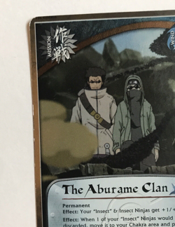 The Aburame Clan Rare 1st Edition Foil Mission card M-878 Naruto ccg tcg - Image 4