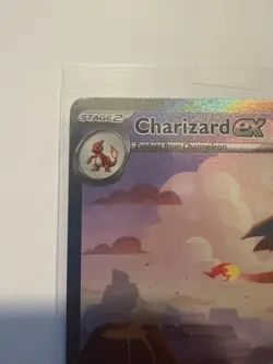 Pokemon TCG Charizard EX Card 199/165 Sir Scarlet & Violet 151 English NM - Image 3
