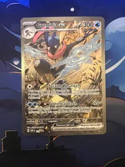 Pokemon Greninja ex TCG 132 Promo Shrouded Fable Illustration Art Rare NM Card - Image 1
