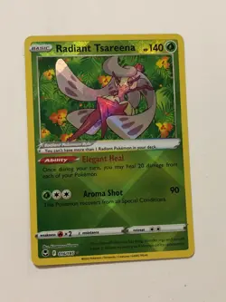 Pokemon Card Silver Tempest Radiant Tsareena 016/195 Near Mint - Image 1