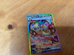 Pokemon Card Flareon ex SAR 202/187 Terastal Festival ex sv8a Japanese - Image 3