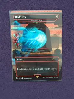 MTG English Hadoken - Lightning Bolt NM Secret Lair - Image 1