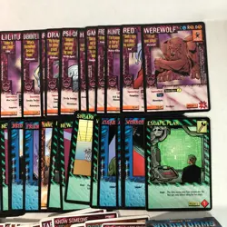 Wildstorms Legends Solitaire Edition & Best Of Super-Hero Card Game 195 Card LOT - Image 2