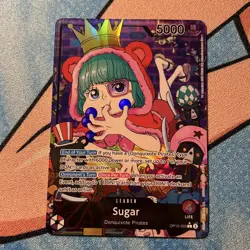 Sugar OP10-003 Parallel Alt Art Leader Royal Blood One Piece Card Game English - Image 1