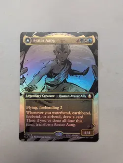 Avatar Aang (Borderless) Foil Avatar: The Last Airbender Magic The Gathering MTG - Image 1