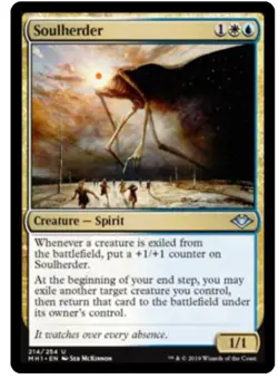 1 x Soulherder Modern Horizons Regular NM/M- Magic The Gathering MTG - Image 1