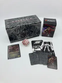 Phyrexian Themed Commander Kit - Brimaz, Blight of Oreskos + Box and Click Wheel - Image 1