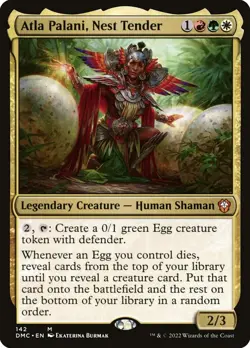 MTG - Atla Palani, Nest Tender - Dominaria United Commander - X1 - (LP) - - Image 1