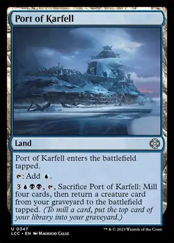Port of Karfell Commander: The Lost Caverns of Ixalan NM MTG Non-Foil - Image 1