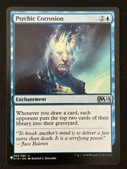 1x MTG Psychic Corrosion - The List Reprints (LIST) (M19) #68 - Magic - Image 1