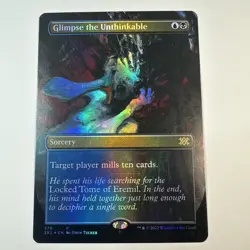 Foil 1 Glimpse the Unthinkable - Foil - Borderless Double Masters 2022 SP FFree - Image 1