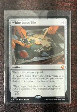 1 x White Lotus Tile - Avatar: The Last Airbender - NM-Mint - MTG - Image 1