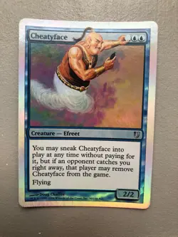 Mtg Unhinged Cheatyface FOIL NM - Image 1