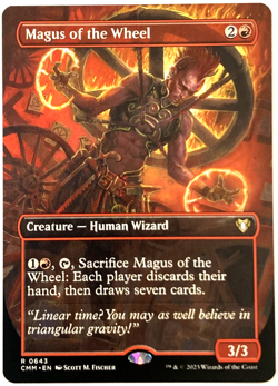 MTG Magus of the Wheel *BORDERLESS* Commander Masters 0643 Pack Fresh - Image 1