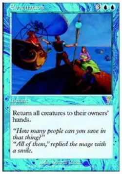 1x Evacuation Moderate Play MTG Magic - Kid Icarus - - Image 1