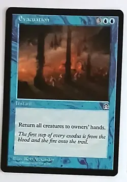 Magic the Gathering * MTG * 1 x Evacuation * Stronghold * LP+ - Image 1