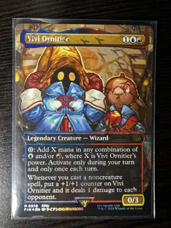 MTG Vivi Ornitier (Borderless) (Chocobo Track Foil) Final Fantasy Foil M 0570 - Image 1