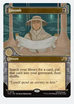 Entomb (Showcase) MTG TLE | EDH Commander Black Graveyard Tutor | Rare | NEW NM - Image 1