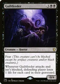 X 1 Guiltfeeder NM-M Battle for Baldur's Gate 756 MTG Magic The Gathering - Image 1