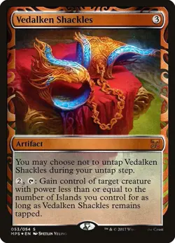 Vedalken Shackles MTG Masterpiece Series: Kaladesh Inventions Foil Near Mint - Image 1