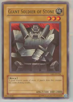 Yu-Gi-Oh Dark Beginning 1 Giant Soldier of Stone #DB1-EN124 Near Mint or Better - Image 1