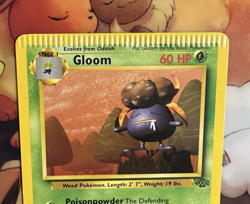 Crimped Miscut WoTC Pokemon TCG Gloom 37/64 Jungle Set Crimped Error Card - Image 2