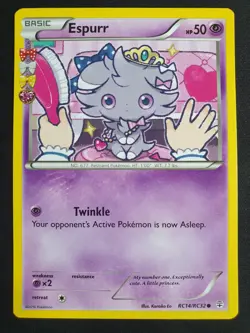 Espurr RC14/RC32 - Generations: Radiant Collection - Pokemon Card - Excellent - Image 1