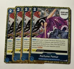 One Piece Card Game Perfume Femur OP07-057 500 Years Into The Future Playset X4! - Image 1