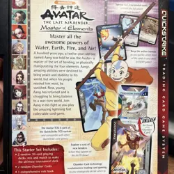 Avatar The Last Airbender Quickstrike Trading Card Game 2Player Starter Complete - Image 2