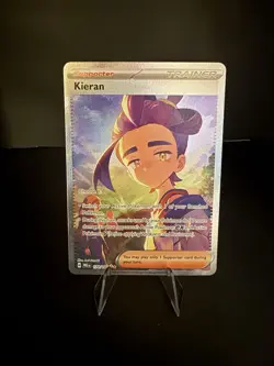 Pokemon Kieran Card 174/131 Prismatic Evolutions Holo Alt Art Sir NM - Image 1