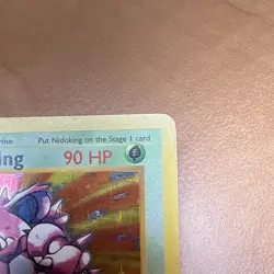 Pokemon Cards: Base Set Shadowless Rare Holo: Nidoking 11/102 - Image 3