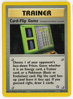 Card-Flip Game 92/111 Neo Genesis Pokemon Card - Image 1