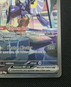 Pokemon TCG Miraidon EX Scarlet Violet Holo Card 244/198 Special Illustration NM - Image 3