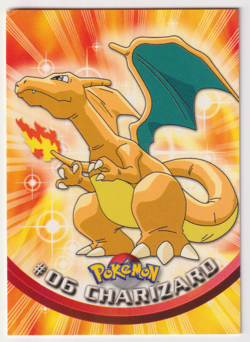 Charizard #6 1999 Topps TV Pokemon Card - Image 1
