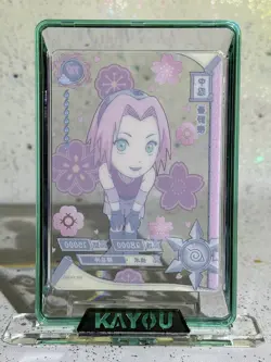 Sakura Haruno NR-TR-045 Official Naruto Kayou Chibi Card - Image 2
