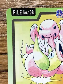 Pokemon Carddass Card Lickitung File No.108 Bandai Pocket Monsters 1997 Japan - Image 3