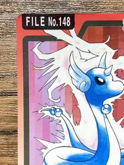 Pokemon Carddass Card Dragonair File No.148 Bandai Pocket Monsters 1997 Japan - Image 3