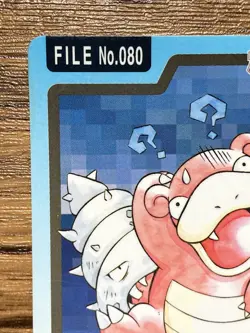 Pokemon Carddass Card Slowbro File No.80 Bandai Pocket Monsters 1997 Japan - Image 3