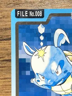 Pokemon Carddass Card Wartortle File No.8 Bandai Pocket Monsters 1997 - Image 3