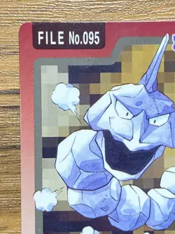 Pokemon Carddass Card Onix File No.95 Bandai Pocket Monsters 1997 - Image 3