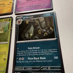 Pokemon TCG Prismatic Evolutions Costco Mini Tin Cosmos Promo Cards Set Of 8 NM - Image 3