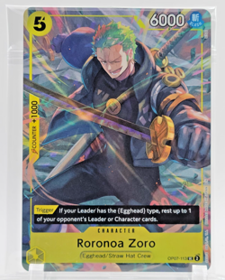 Roronoa Zoro OP07-113 - Illustration Box Vol.3 - One Piece Promo Foil Card - Image 1