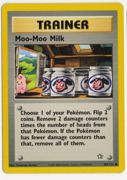 Moo-Moo Milk 101/111 Neo Genesis Pokemon Card - Image 1