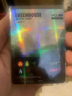 D-Spirits TCG: Kickstarter Greenhouse Realm Card Holo Rare - Image 1