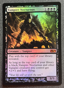 Vampire Nocturnus - Foil Magic 2010 (M10) Magic mtg Light Play, English x1 - Image 1