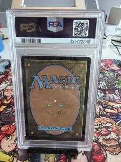 2025 MTG FINAL FANTASY: THROUGH THE AGES FOIL GOLBEZ, CLAD IN DARKNESS PSA 10 - Image 2
