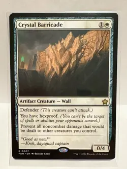 Crystal Barricade Foundations Regular Near Mint - Image 1