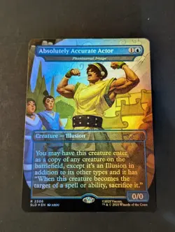 Absolutely Accurate Actor - Phantasmal Image Avatar Secret Lair Rainbow Foil - Image 1