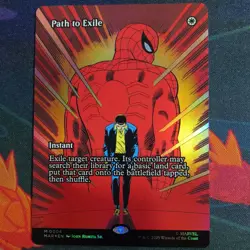 MTG Path To Exile 0004 (Borderless Foil) [Marvels Spider-Man Near Mint] - Image 1