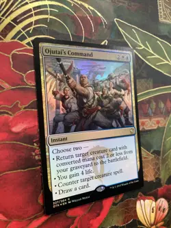 MTG Ojutai's Command Dragons of Tarkir 227/264 Foil Rare NM - Image 2